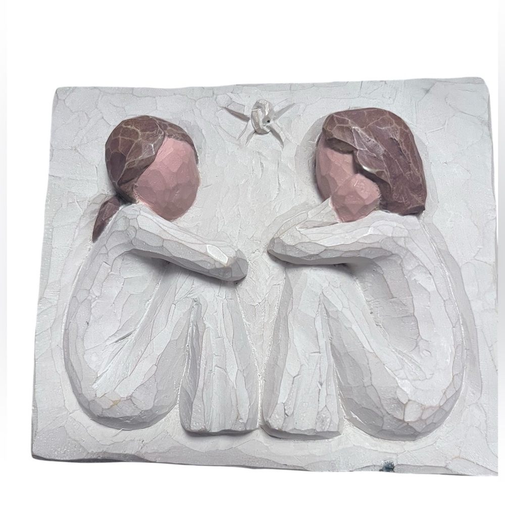 Willow Tree Collectible "Frienship" Forever True Forever Friends VTG Wall Art